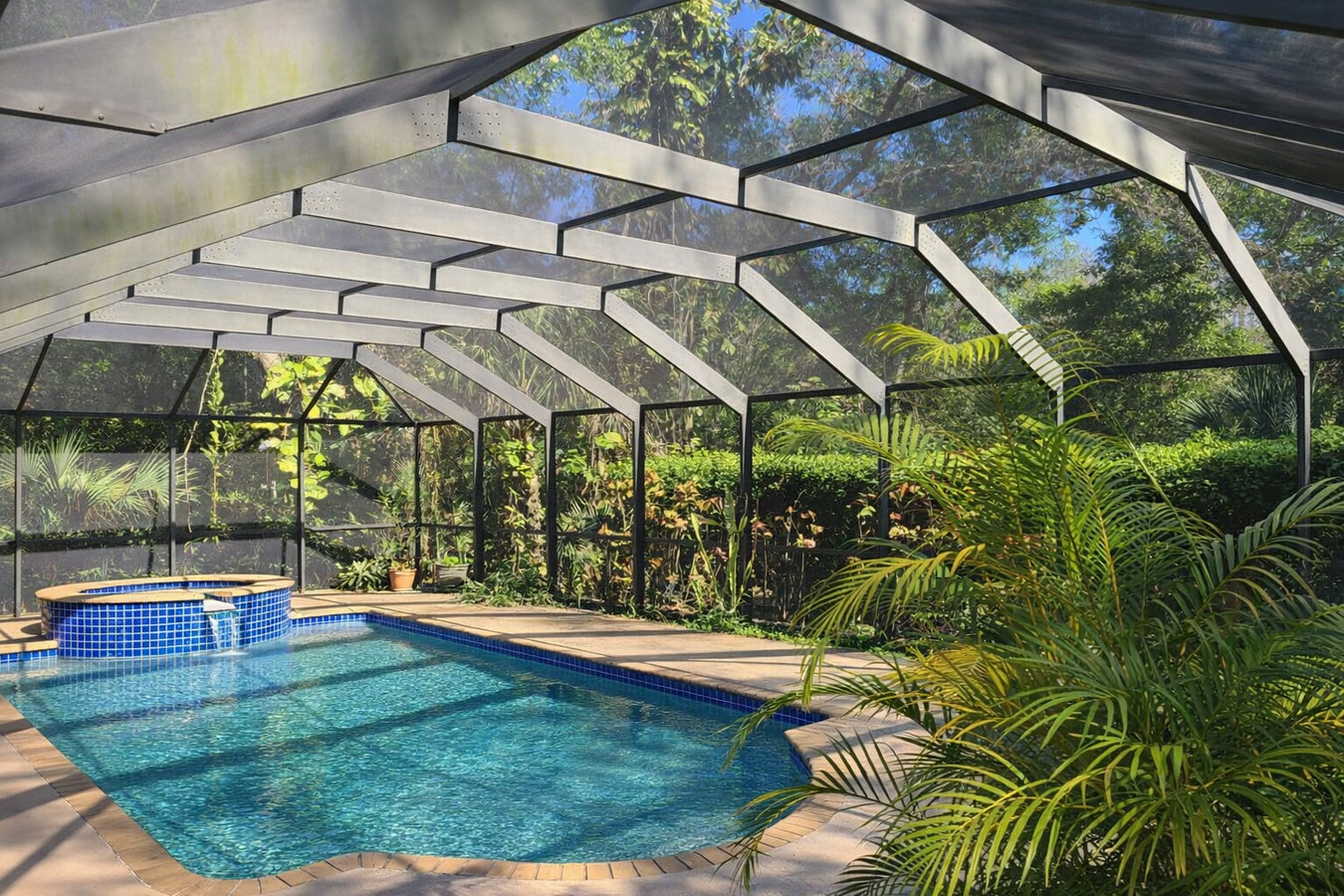 Screen room installation